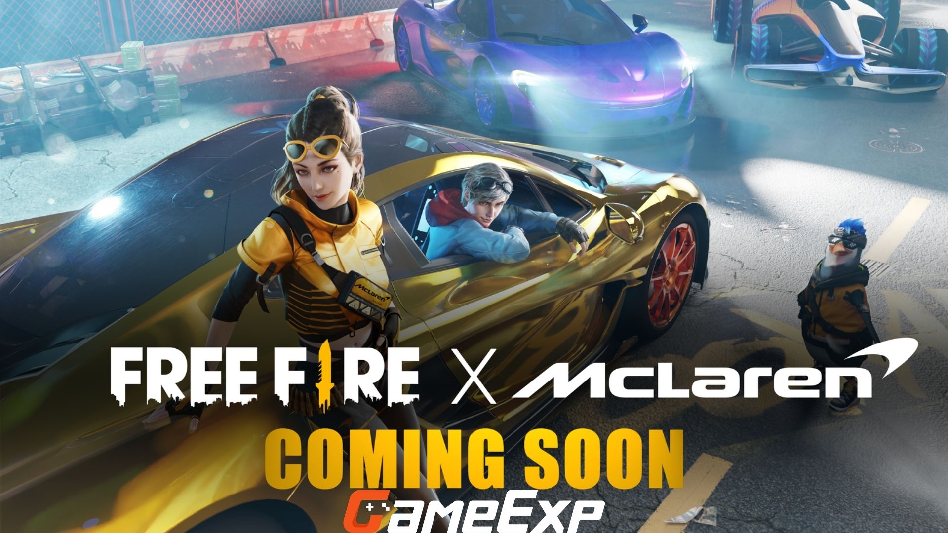 Upcoming Free Fire X Mclaren Racing Collab Will Feature The Mclaren P1 And Mclff Exclusive Race Car